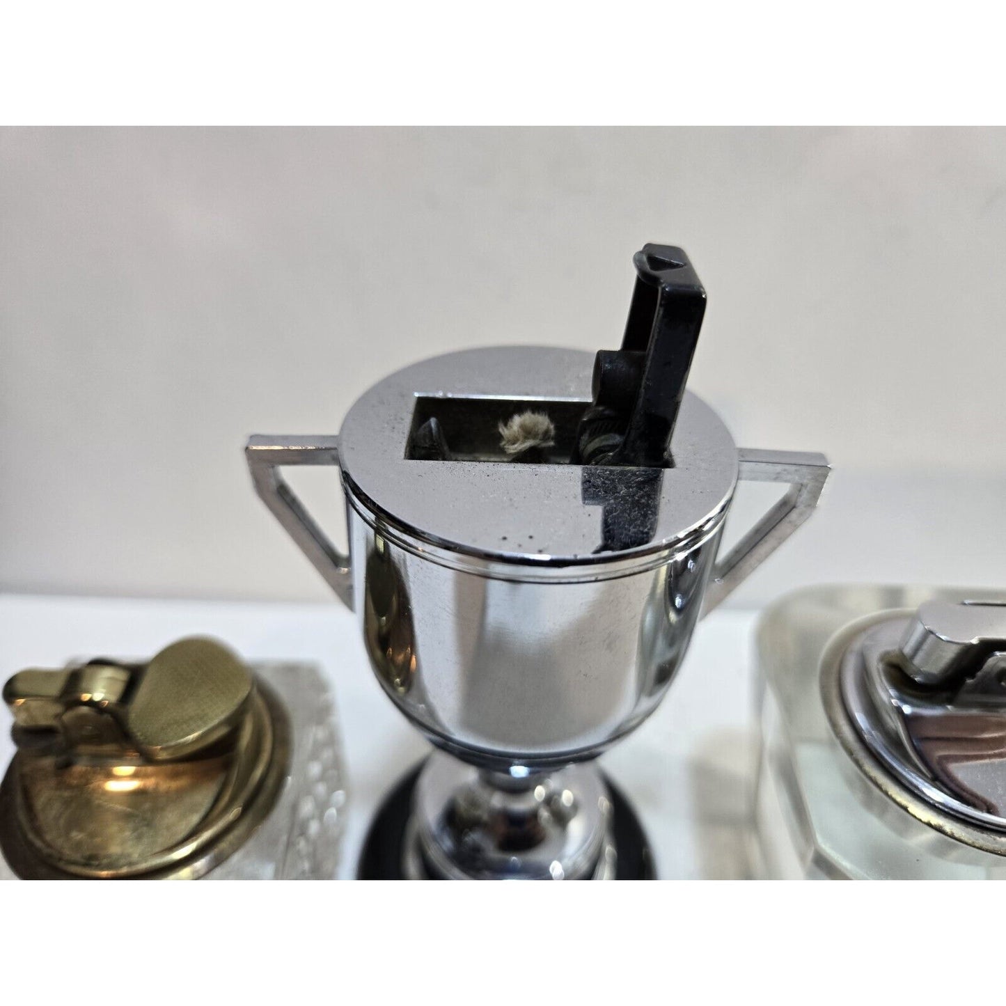 Lot Of 3 Vintage Table Lighters 7217/8