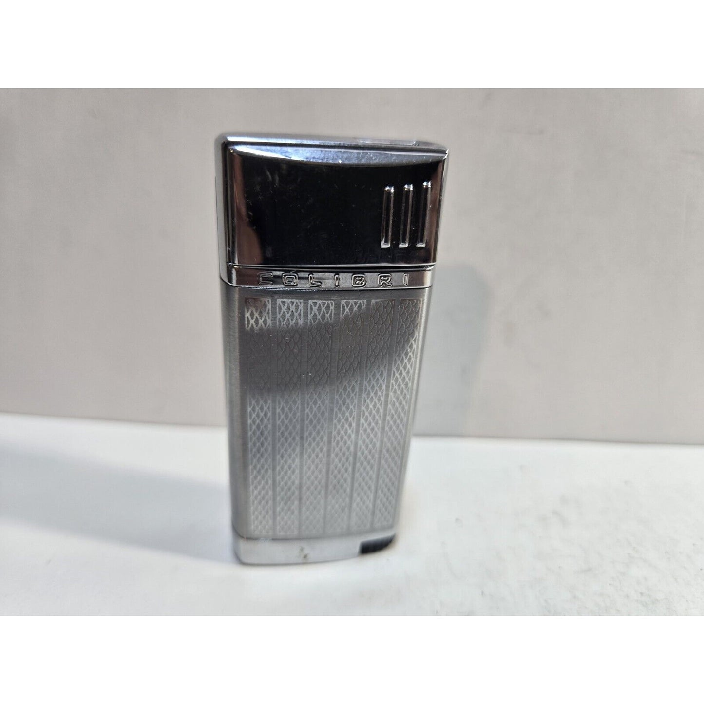 Working COLIBRI TORCH Silver Battery LIGHTER 6962/36