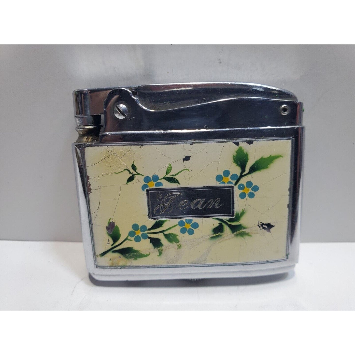 Vintage Working Ronson ADONIS Silver Tone Lighter 6668/26