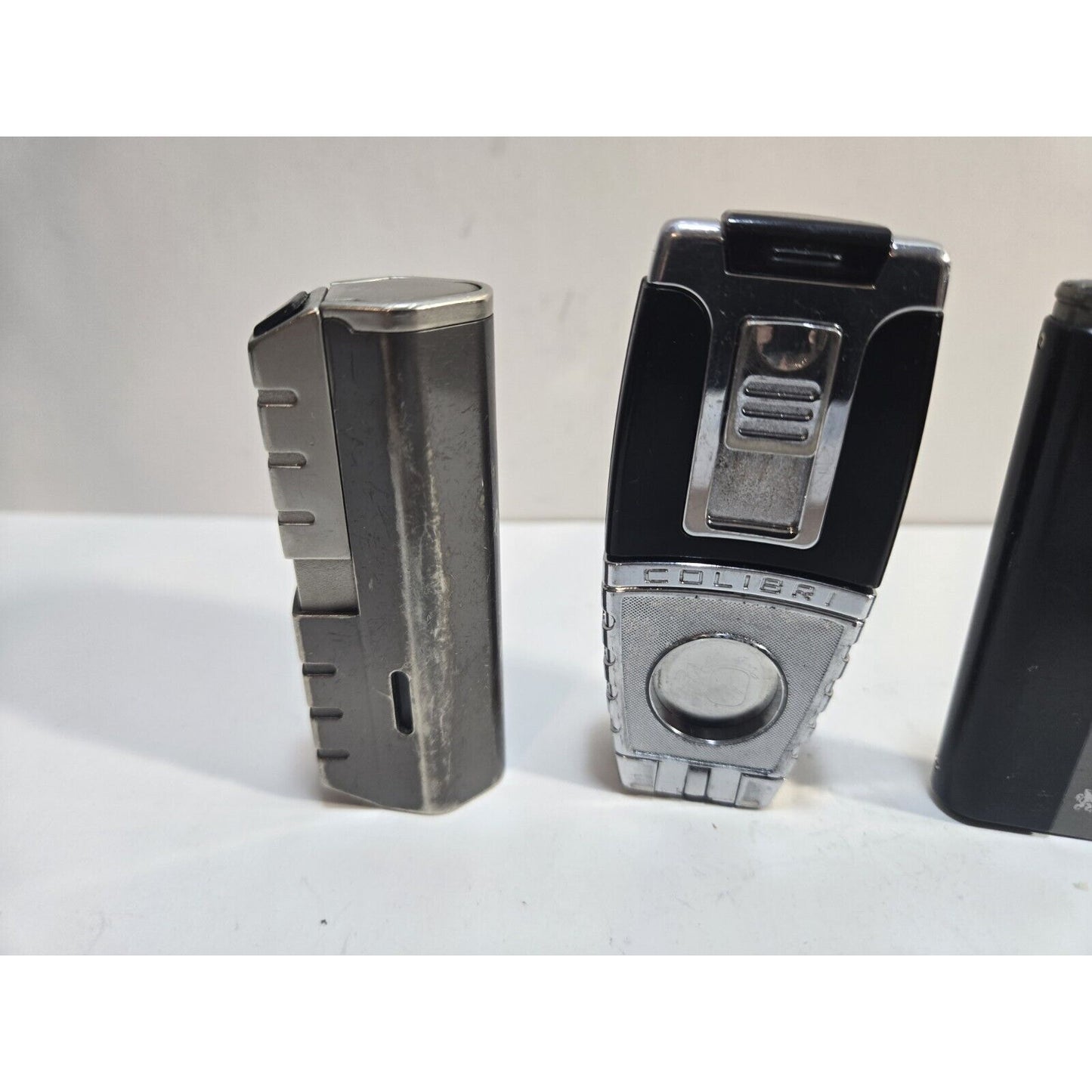 LOT OF 3 VINTAGE COLIBRI + LIGHTERS / NOT WORKING 6853/35