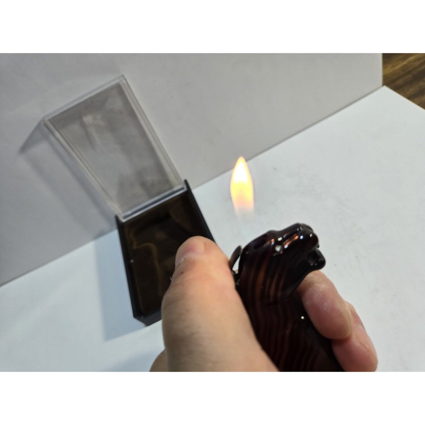 Vintage MASAI Jaguar Panther Cougar LIGHTER, Original Box 6897/24