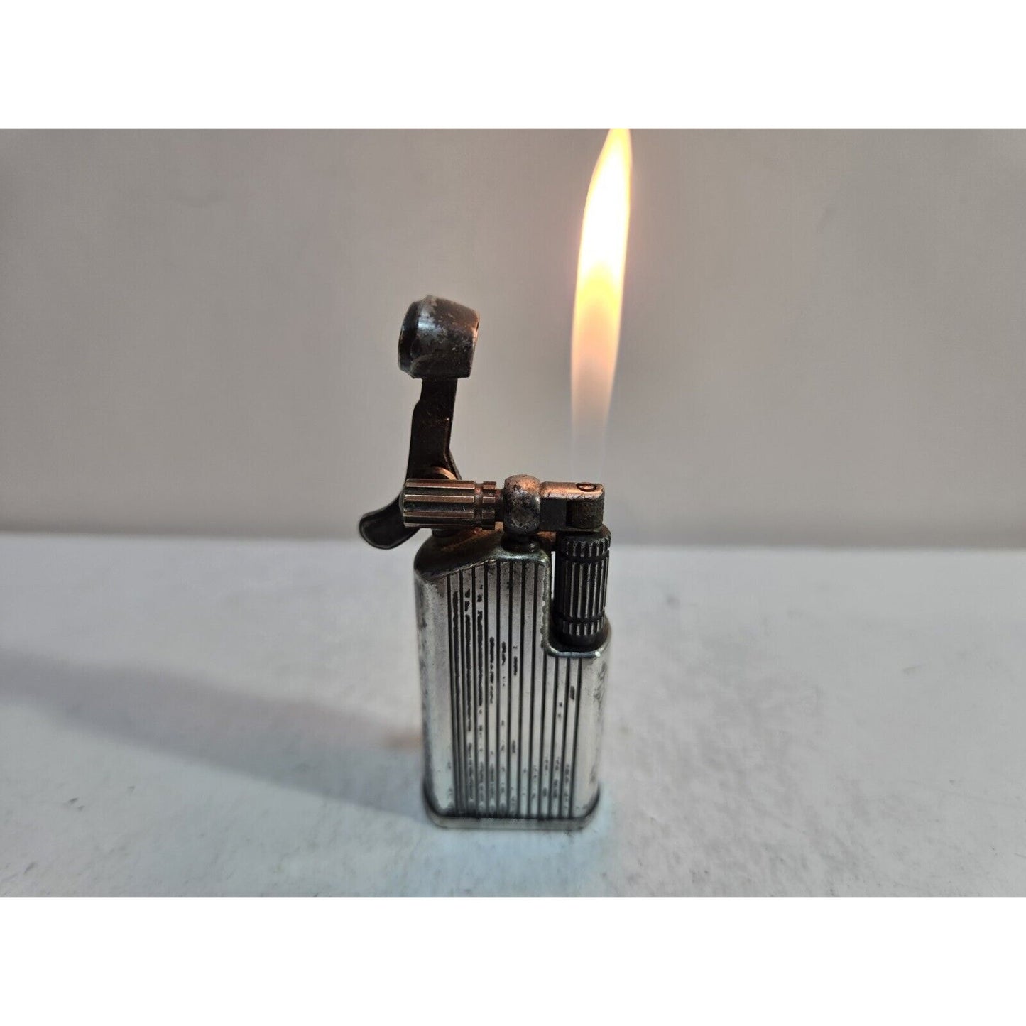Vintage Working Silver LIGHTER MARUMAN GL 67 / Lift Arm 7314/37