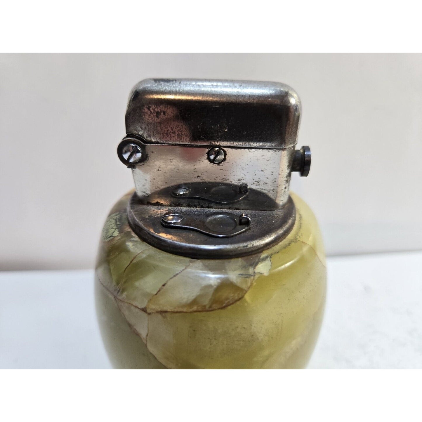 Working Vintage Thorens Marble Base Table Lighter Double Claw 6916/40