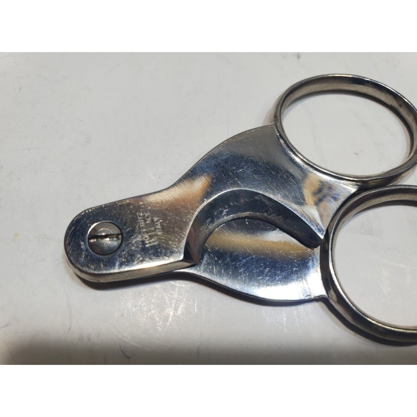 Hoffritz Stainless Steel Italy Cigar Scissors Cutter Rare 6347/6
