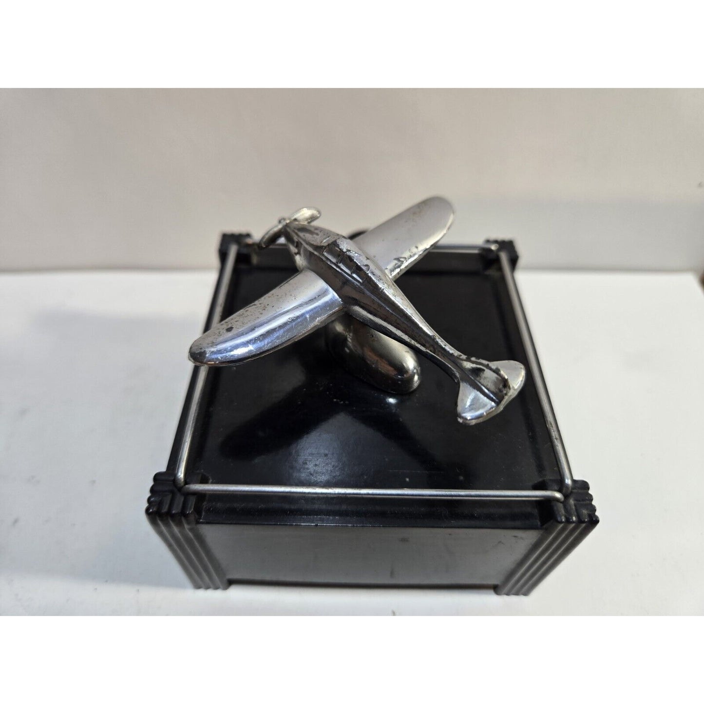 Vintage Dunhill Airplane Silent Flame Table Lighter 7000/40