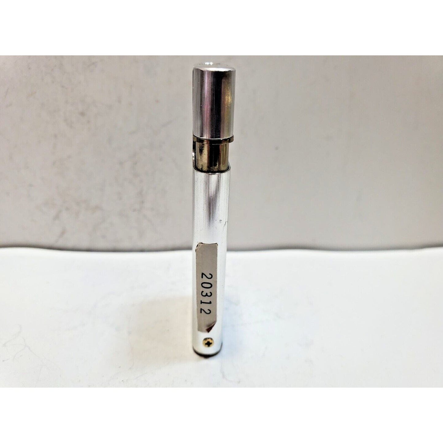 NOS Working Vintage BATTAT Silver & Gold Tone Lighter 6391/34