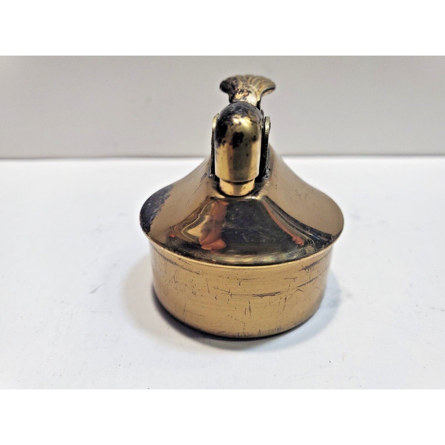 Vintage Working EVANS Brass Table Lighter INSERT Fits 1 1/2" Round Base 6685/22