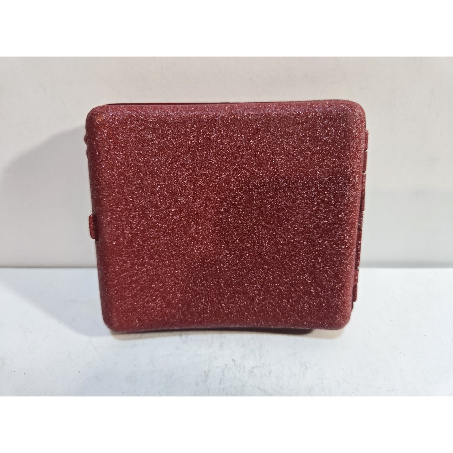 NOS VINTAGE Working Red Cigarette Case, Original Box 3 1/2 x 3" 7839/24