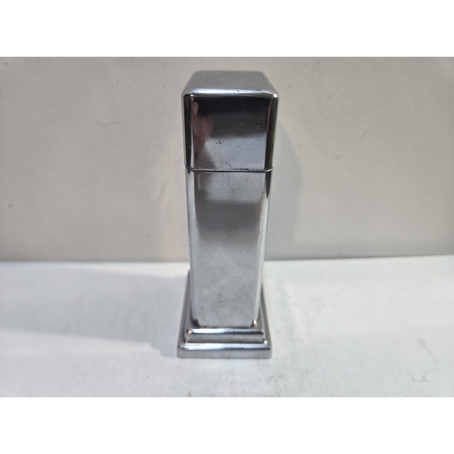 Working 1940s #2 Zippo Barcroft 4 Barrel Hinge Table Lighter , Very Rare 4.25”