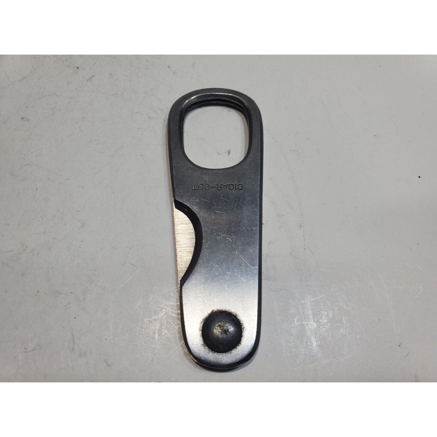 Vintage 1970s Kondo Cigar-Cut Seki Japan Stainless Folding Knife Cigar Cutter