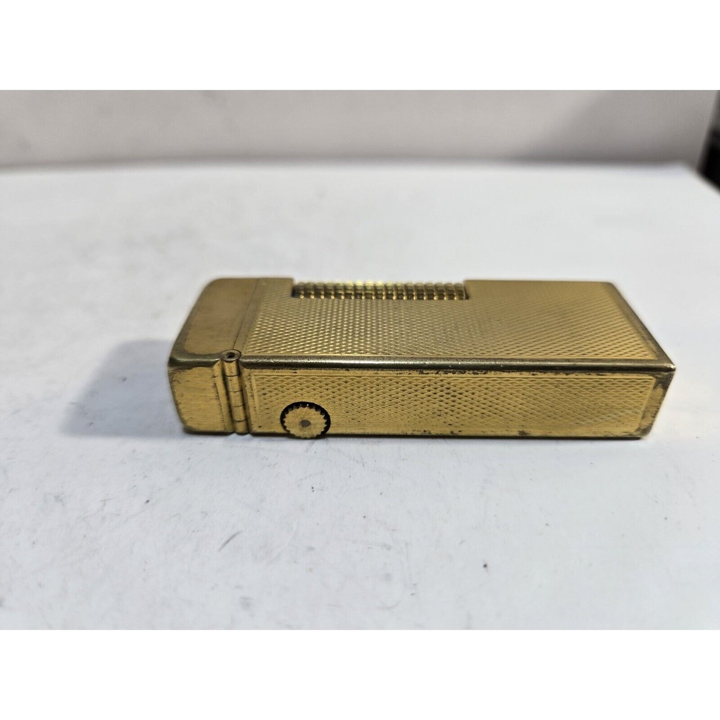 Working Vintage DUNHILL Rollagas Lighter Gold Tone SWISS MADE, 7077/37