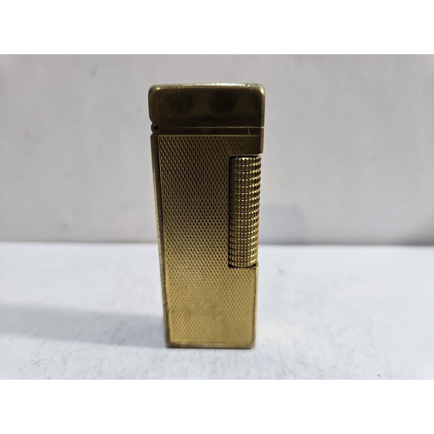 Working Vintage DUNHILL Rollagas Lighter Gold Tone SWISS MADE, 7077/37