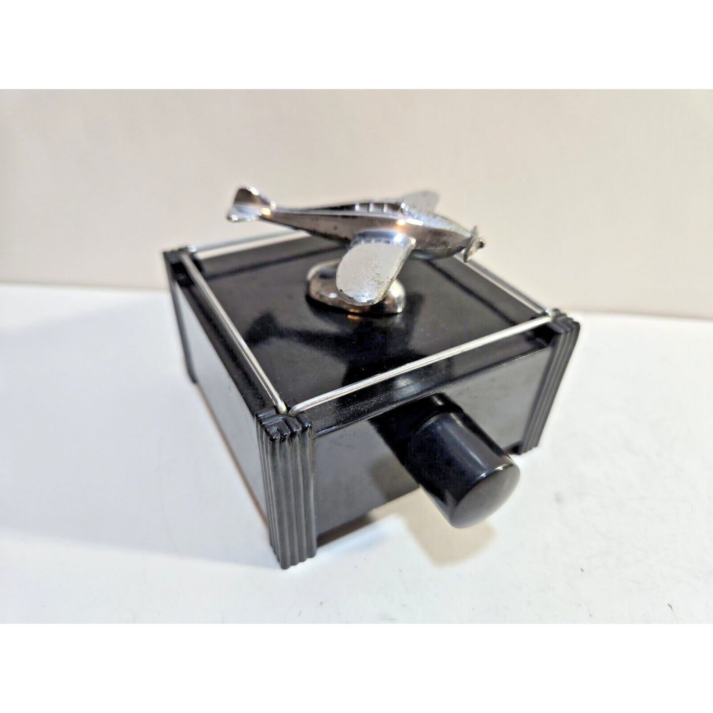 Vintage Dunhill Airplane Silent Flame Table Lighter 7000/40