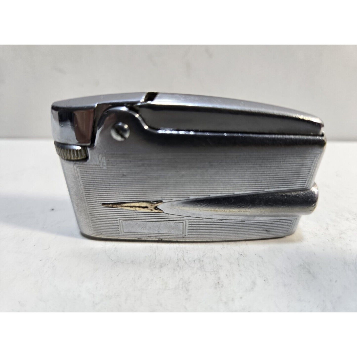 Vintage Working Ronson Adonis Varaflame Silver Tone Lighter 6896/26