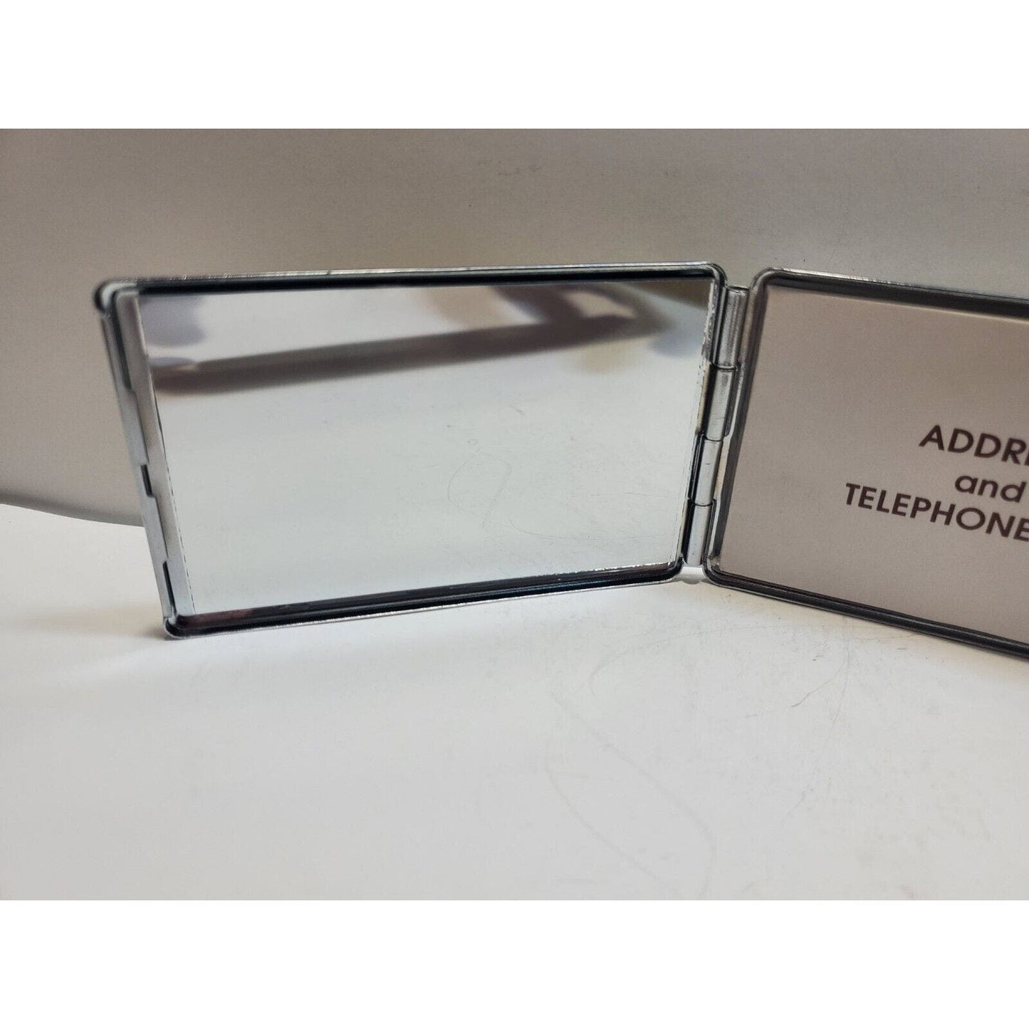 Vintage Pinup Girl Phone Book Mirror Case Risque 4 x 2 1/2" Hello Honey 6549/3