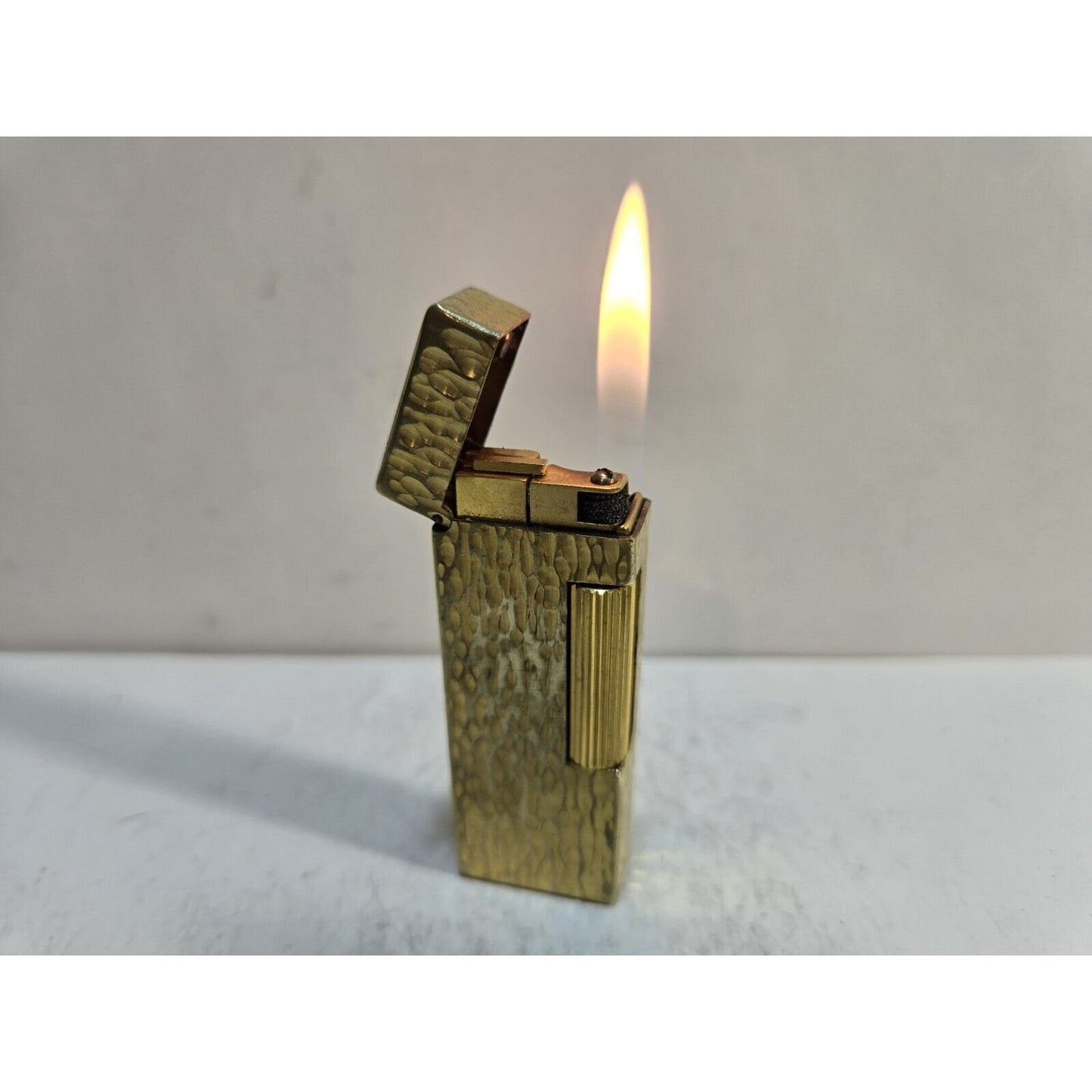 Working Vintage DUNHILL Rollagas Lighter Gold Tone SWISS MADE, 6803/37