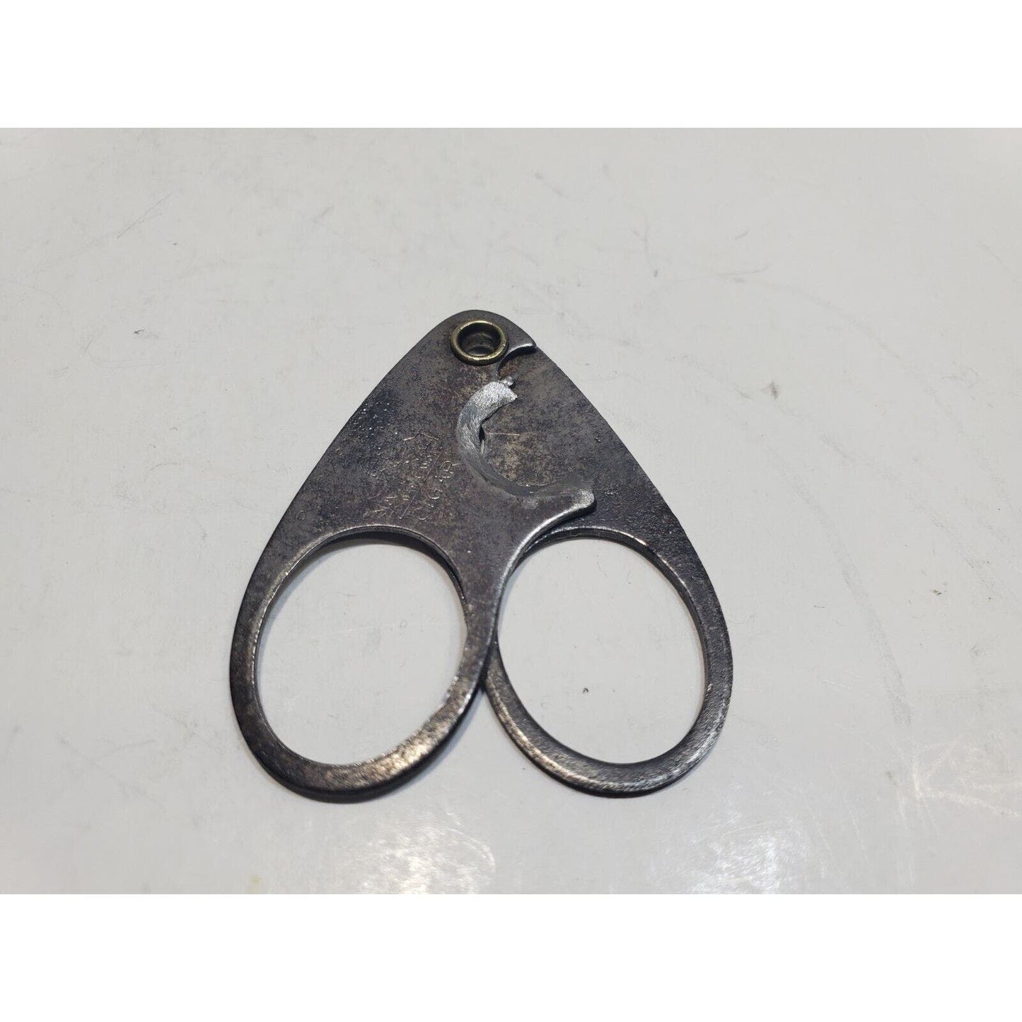 NATIONAL 5 cent CIGAR Black & White POCKET CIGAR CUTTER 6340/6