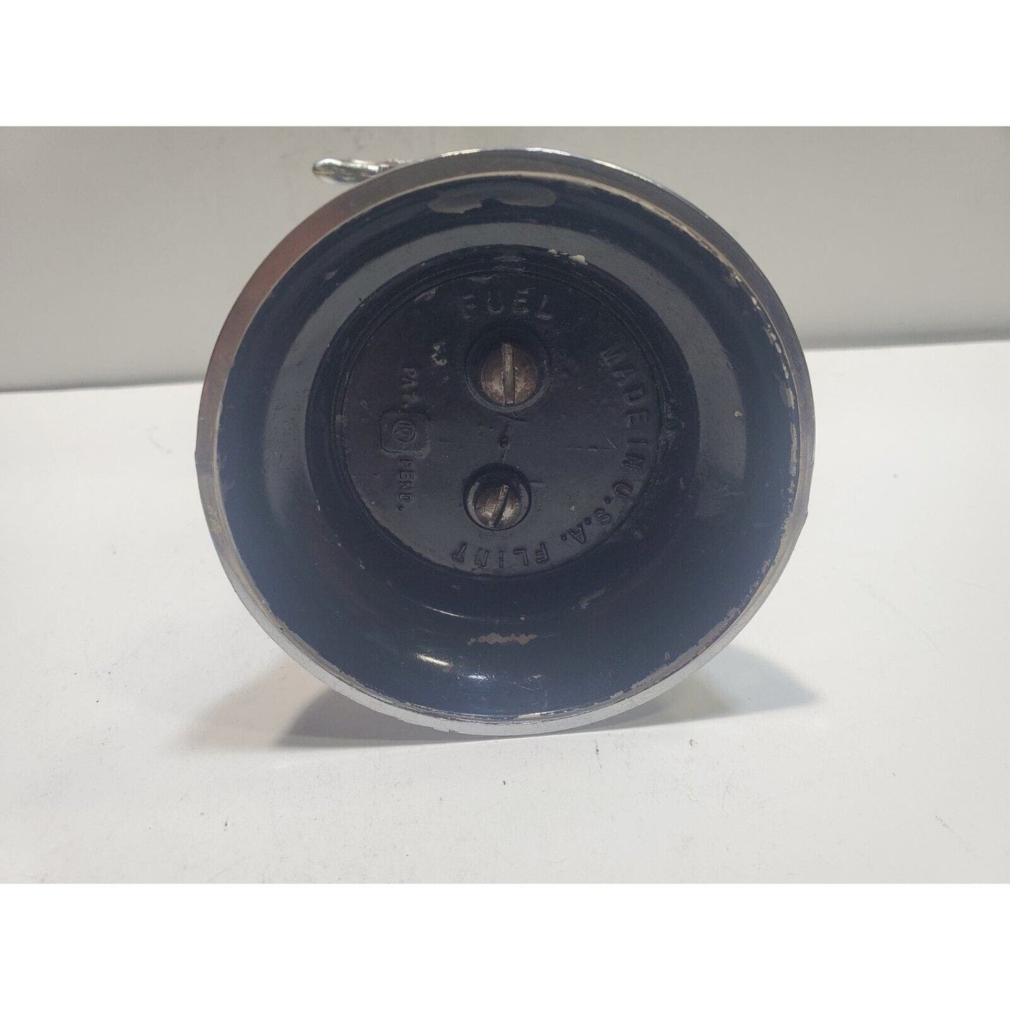 Vintage Unique Working Hamilton Lighter Chrome Nautical Ships Wheel 6463/47