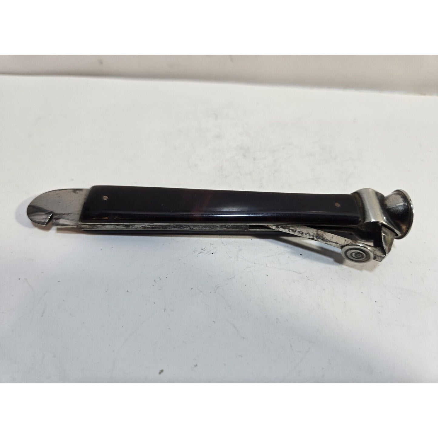 Vintage Working German Silver Tone Cigar Antique Cutter 6877/6