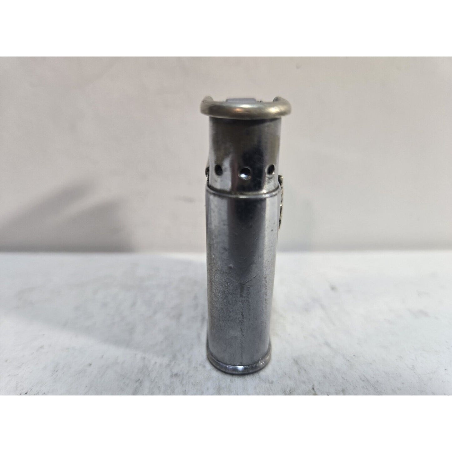 Vintage Working RONSON WHIRLWIND Silver Horse Saddle 3D Logo LIGHTER 7513/26