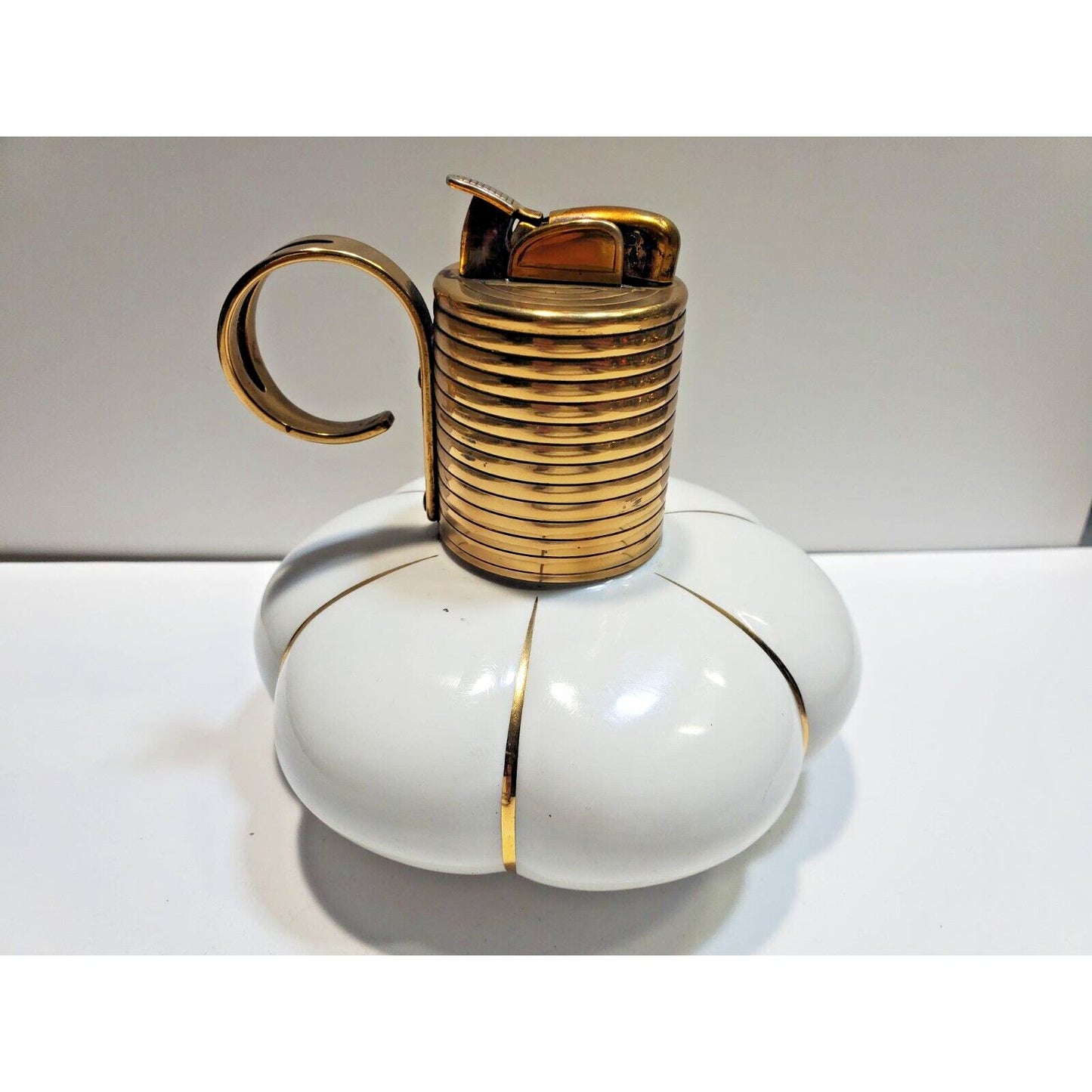 Working Evans Fine China Gold Enameled Table Lighters 6679/13