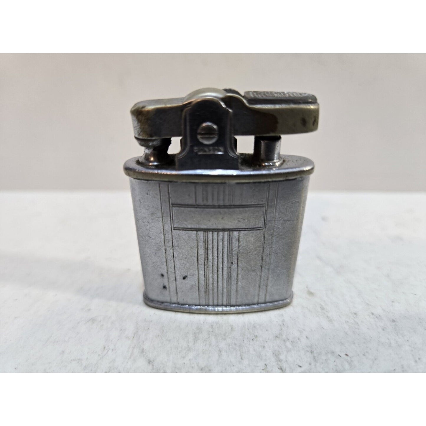 Vintage Working RONSON PRINCESS Silver Tone Lighter 7425/26