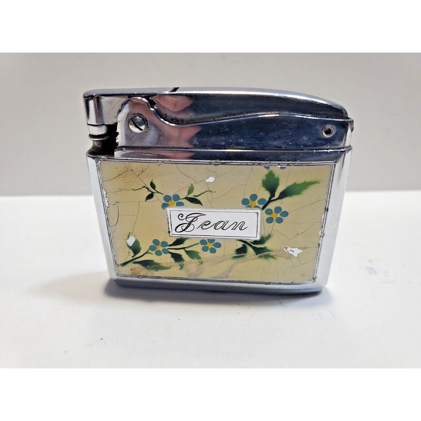 Vintage Working Ronson ADONIS Silver Tone Lighter 6668/26