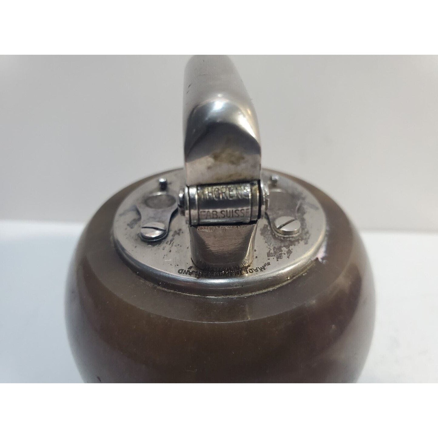 Working Vintage Thorens Marble Base Table Lighter Double Claw 6773/40