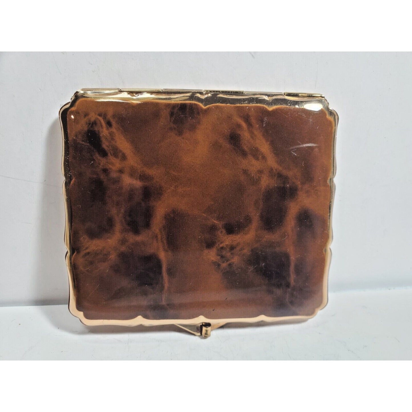 VINTAGE Working Stratton Enamel & Gold Cigarette Case England 5911/20