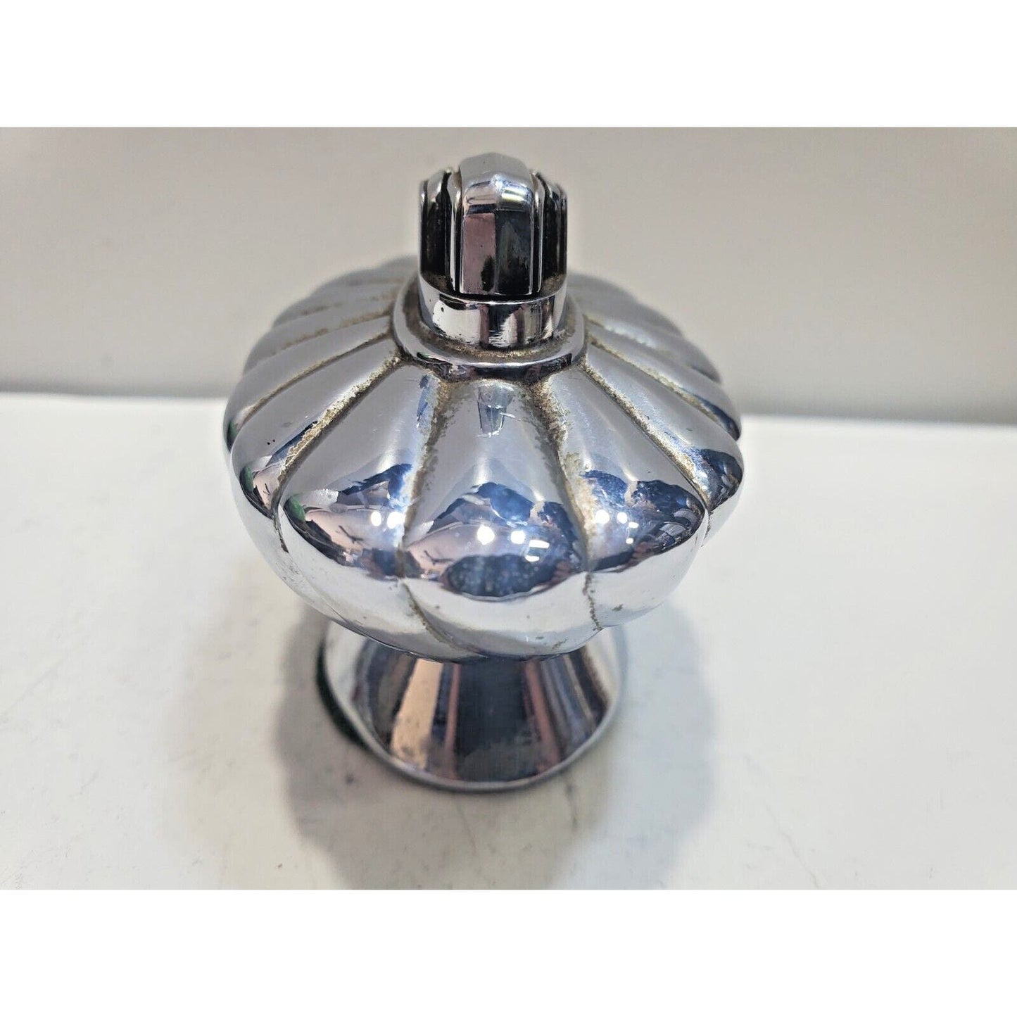 Working Ronson Regal Silver Finish Table Lighter Circa 1950 6650/13
