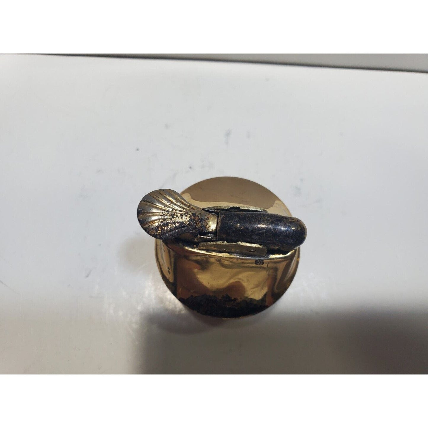 Vintage Working EVANS Brass Table Lighter INSERT Fits 1 1/2" Round Base 6685/22