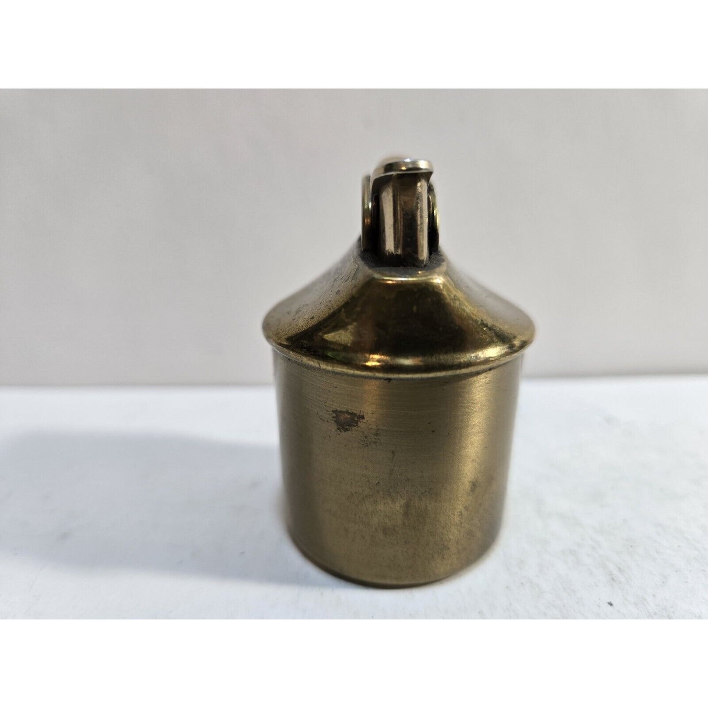 Vintage Working EVANS Brass Table Lighter INSERT Fits 1 1/2" Round Base 7057/22