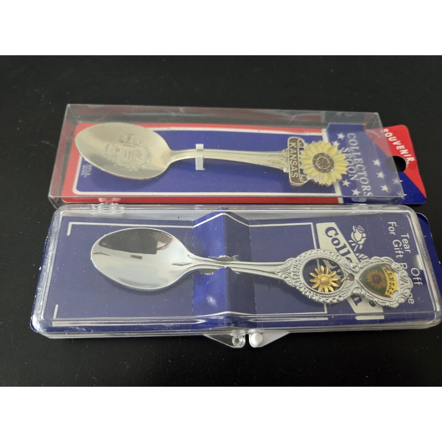 Lot 2 Souvenir Spoons San Diego & Kansas