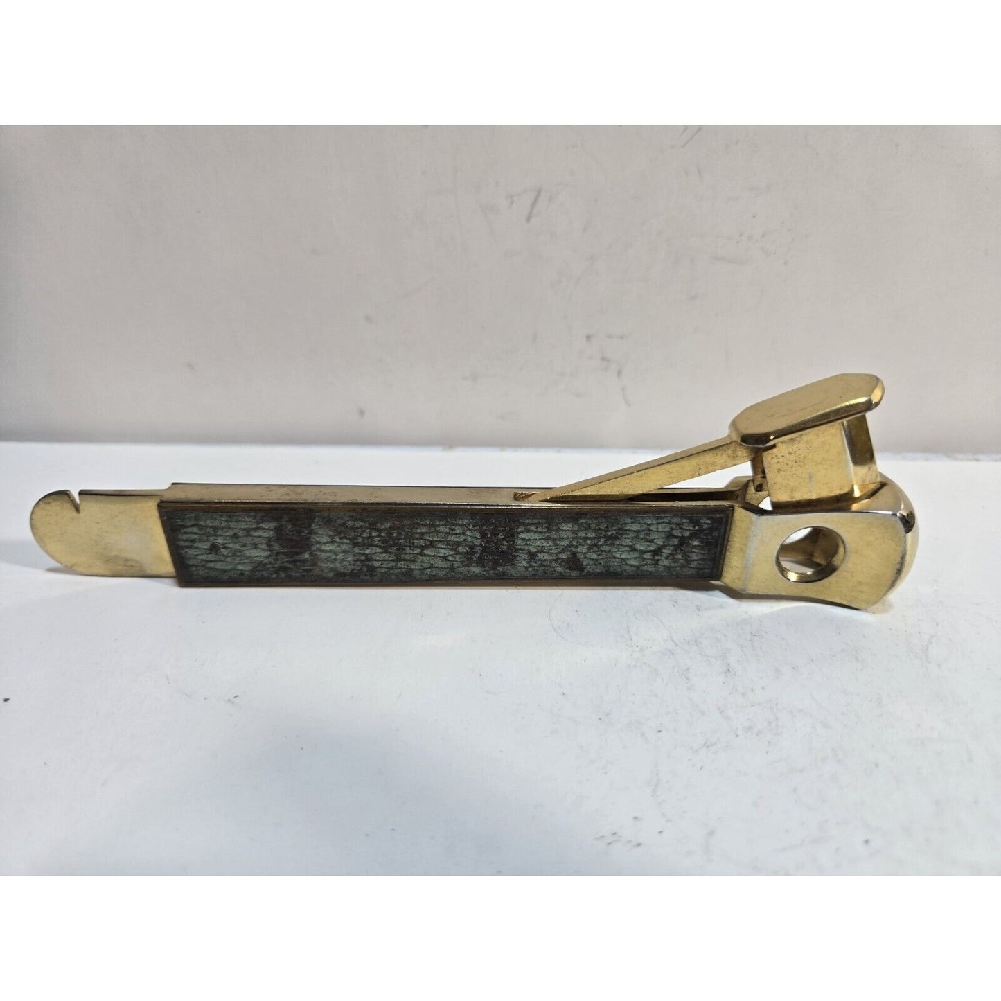 Vintage Working German Donatus Solingen Silver Tone Cigar Cutter 6862/6