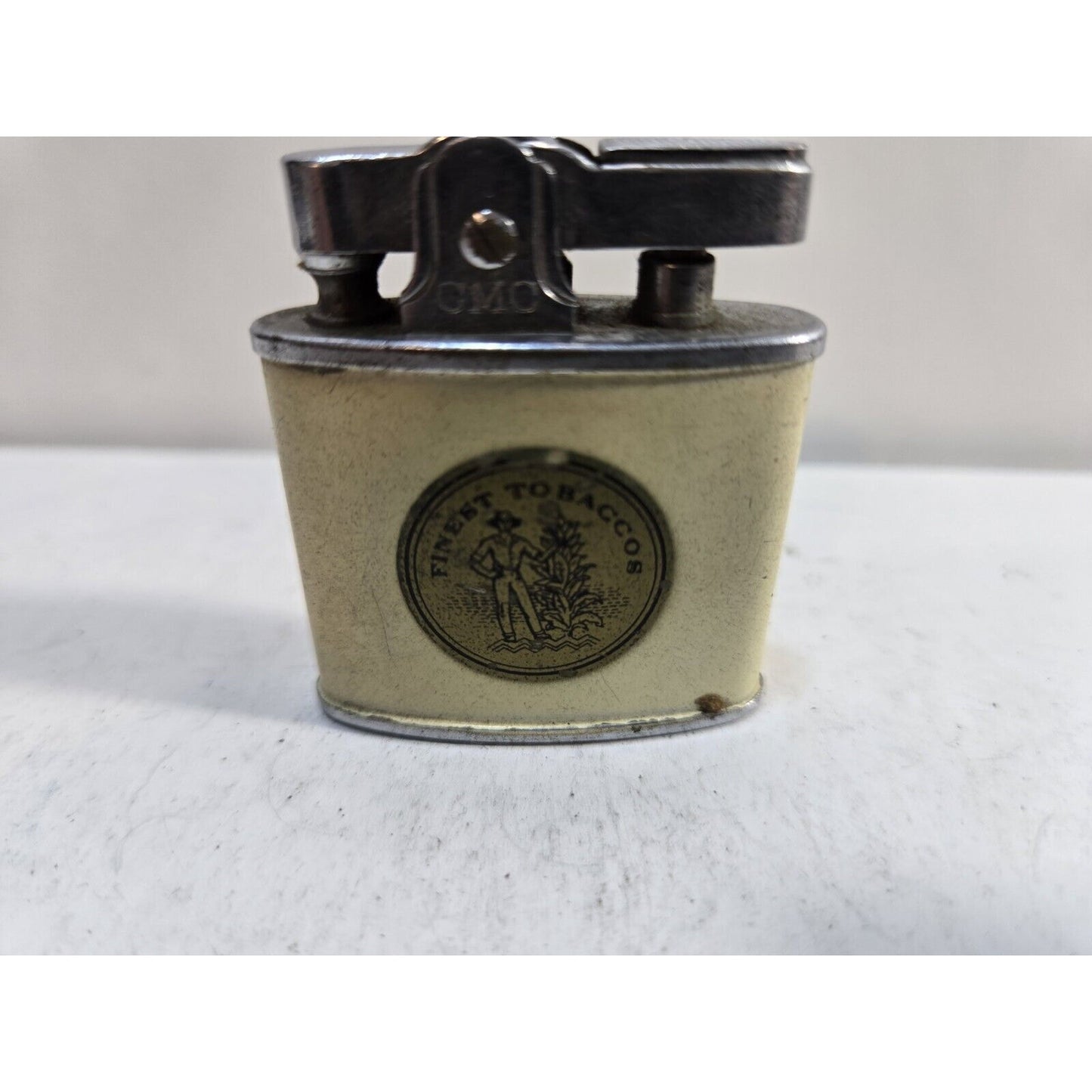 VTG 1950´s WORKING "FINEST TOBACCOS" 2 SIDED MODERNLITE AUTOMATIC LIGHTER JAPAN