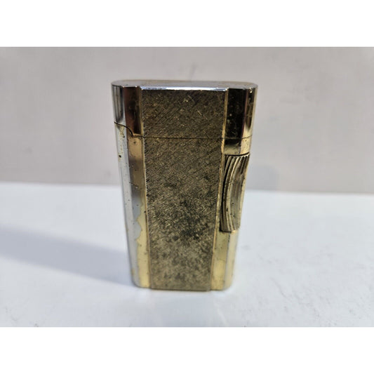 Vintage Zippo Contempo Gold Tone Butane Lighter 6852/33