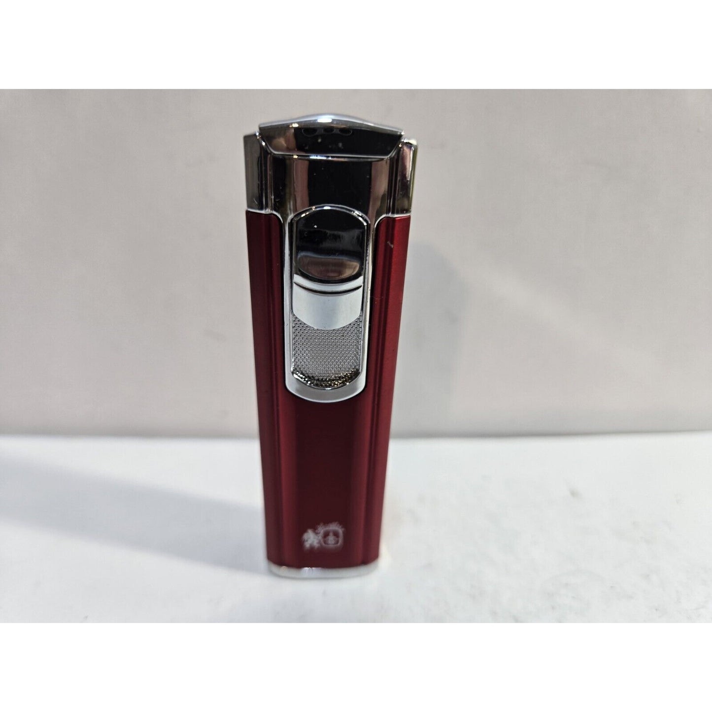 Working COLIBRI TORCH Red & Silver Tone LIGHTER 6924/36