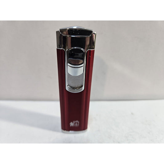 Working COLIBRI TORCH Red & Silver Tone LIGHTER 6924/36