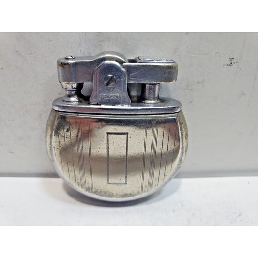 Vintage Working 1930's Ronson Rondette Silver Tone Lighter 6435/26