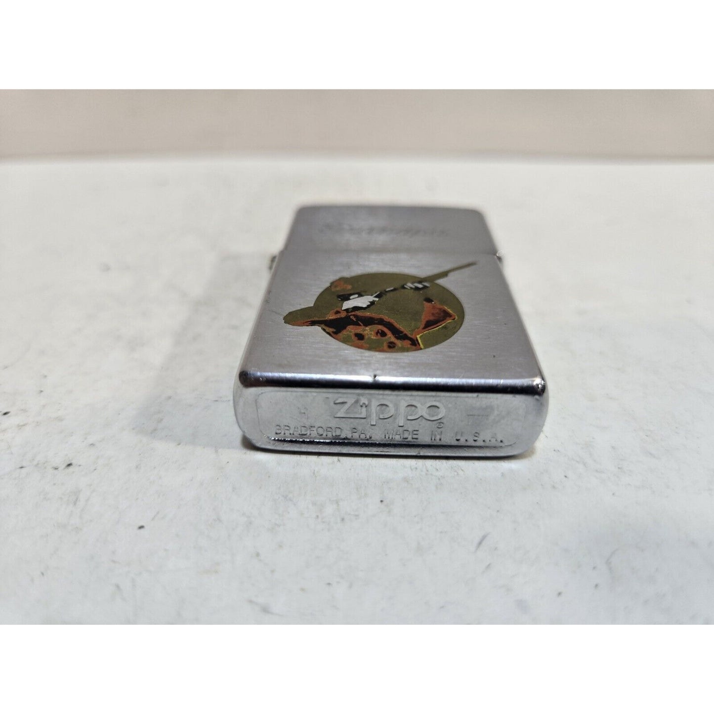 Vintage Working 1992 Hunter Rifle Sports Series Zippo Lighter 7416/33