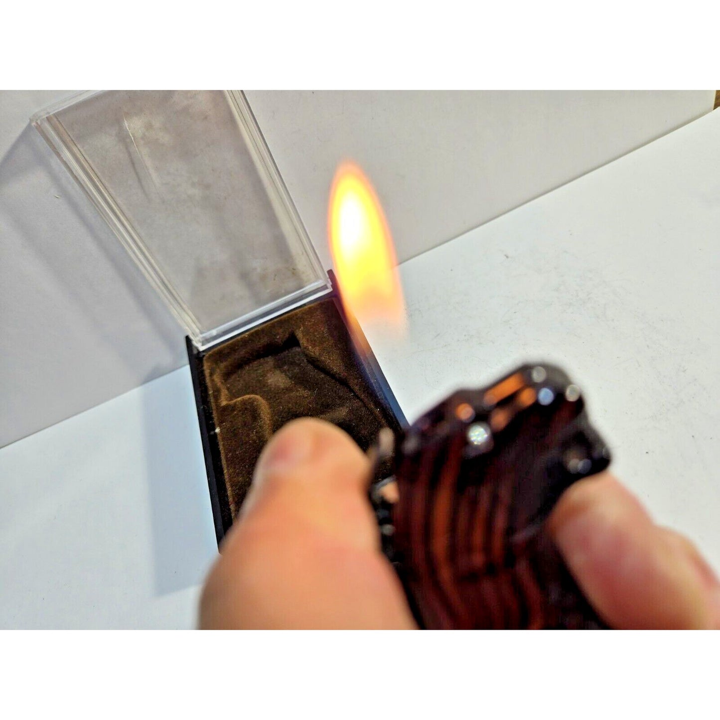 Vintage MASAI Jaguar Panther Cougar LIGHTER, Original Box 6897/24