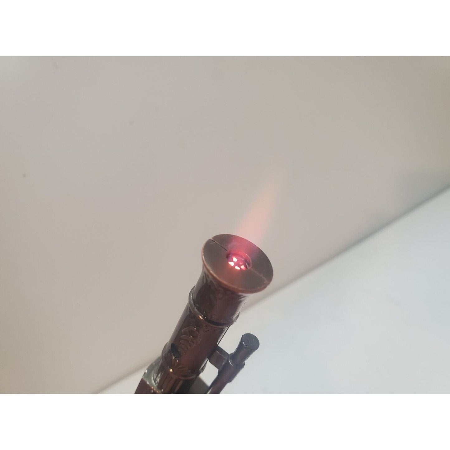 Vintage Working Pistol Gun BUTANE Lighter 2 1/2" Keychain Fob 6276/28