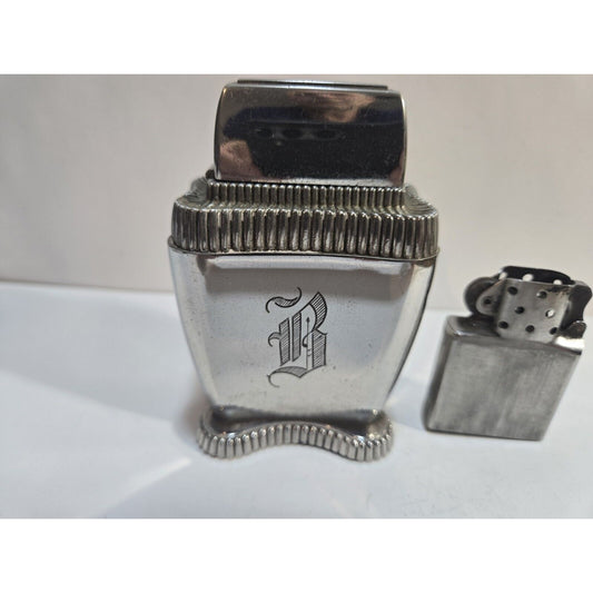 Working VINTAGE ZIPPO LADY BRADFORD Table Lighter Zippo Rebuild 6884/13