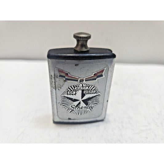 SCHENLEY MAYFLOWER PENNSYLVANIA STRAIGHT WHISKEY MATCH LITE LIGHTER STRIKER