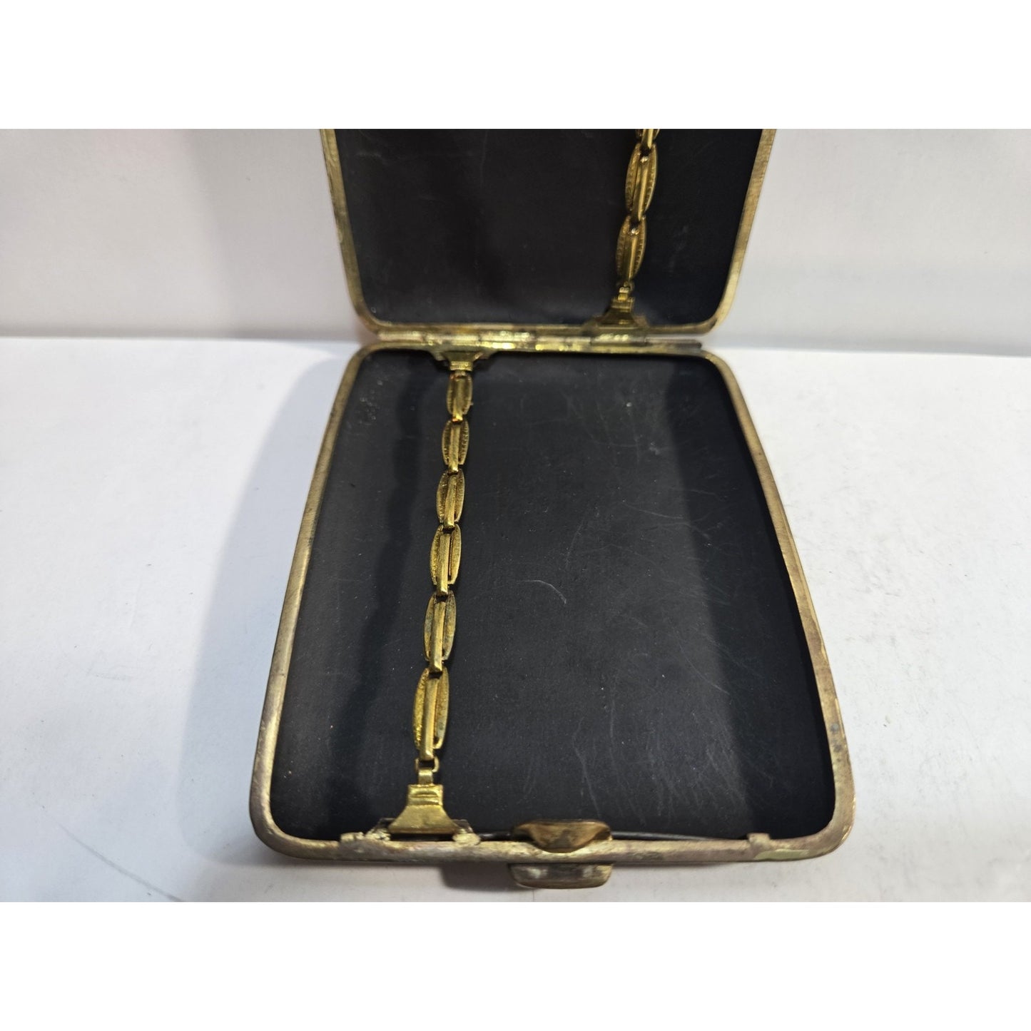 Mt Fuji ANTIQUE Japan Komai Damascene GOLD, Cigarette Case 7860/2