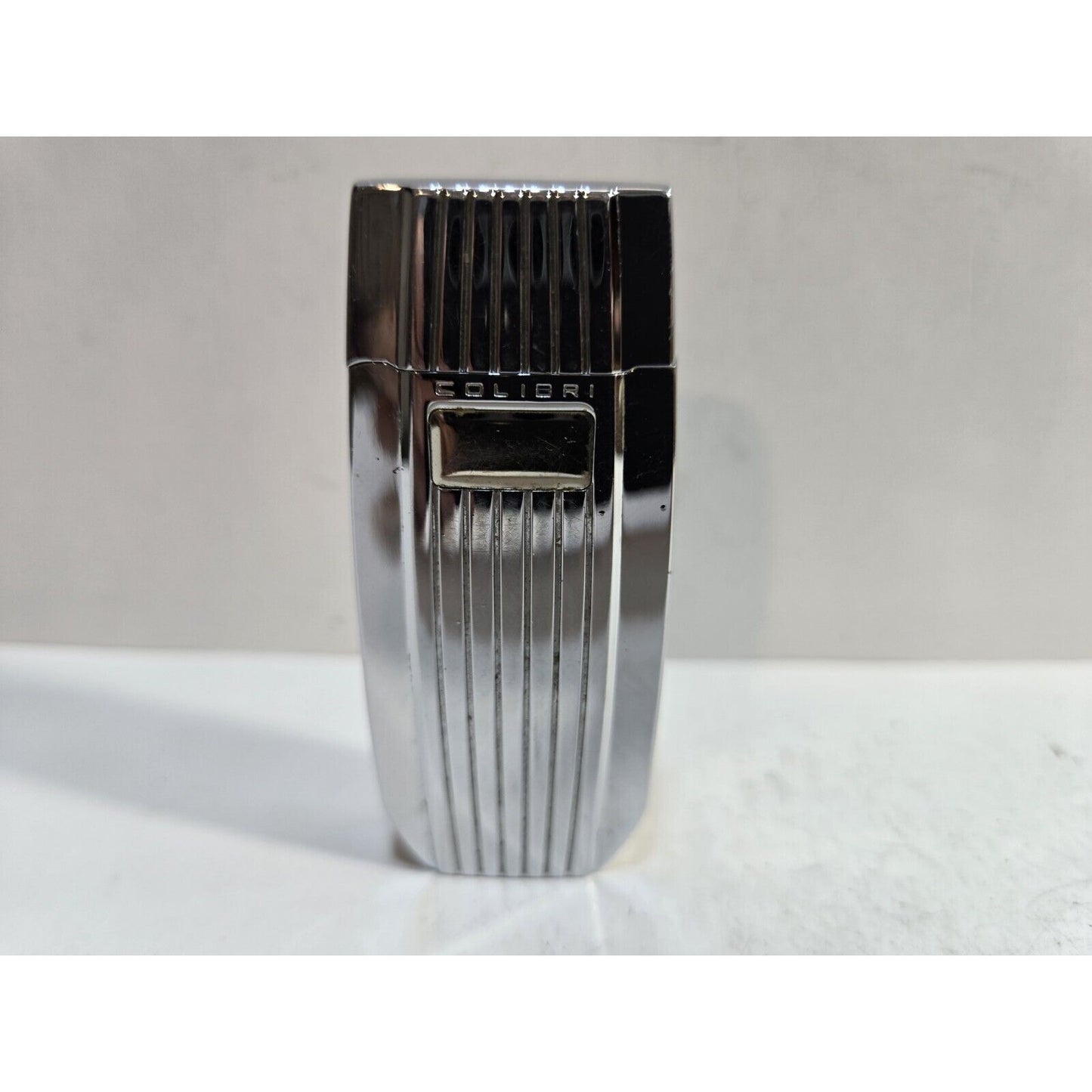 Working Vintage Colibri Extravagance Silver Cigar Lighter Engravable 6944/36