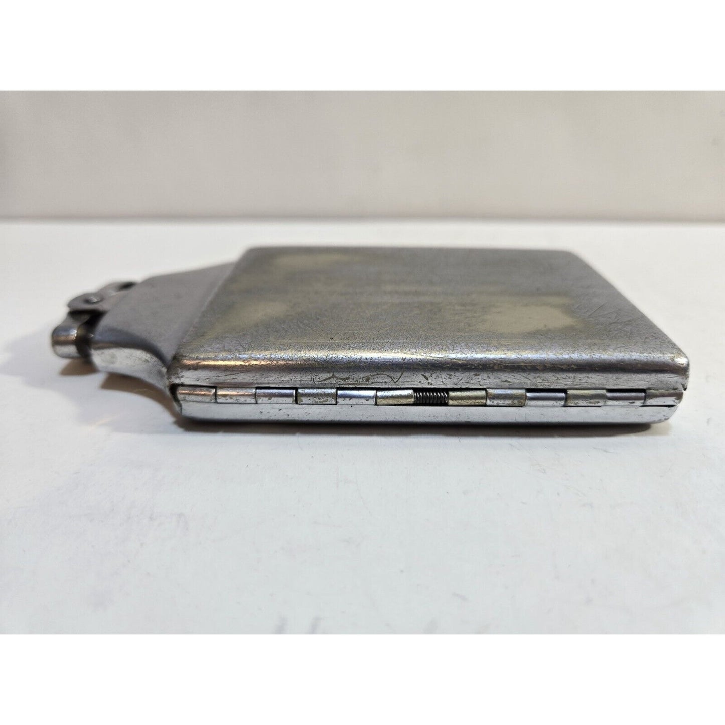 Working Ronson Mastercase Silver Tone Cigarette Case Lighter 7172/14