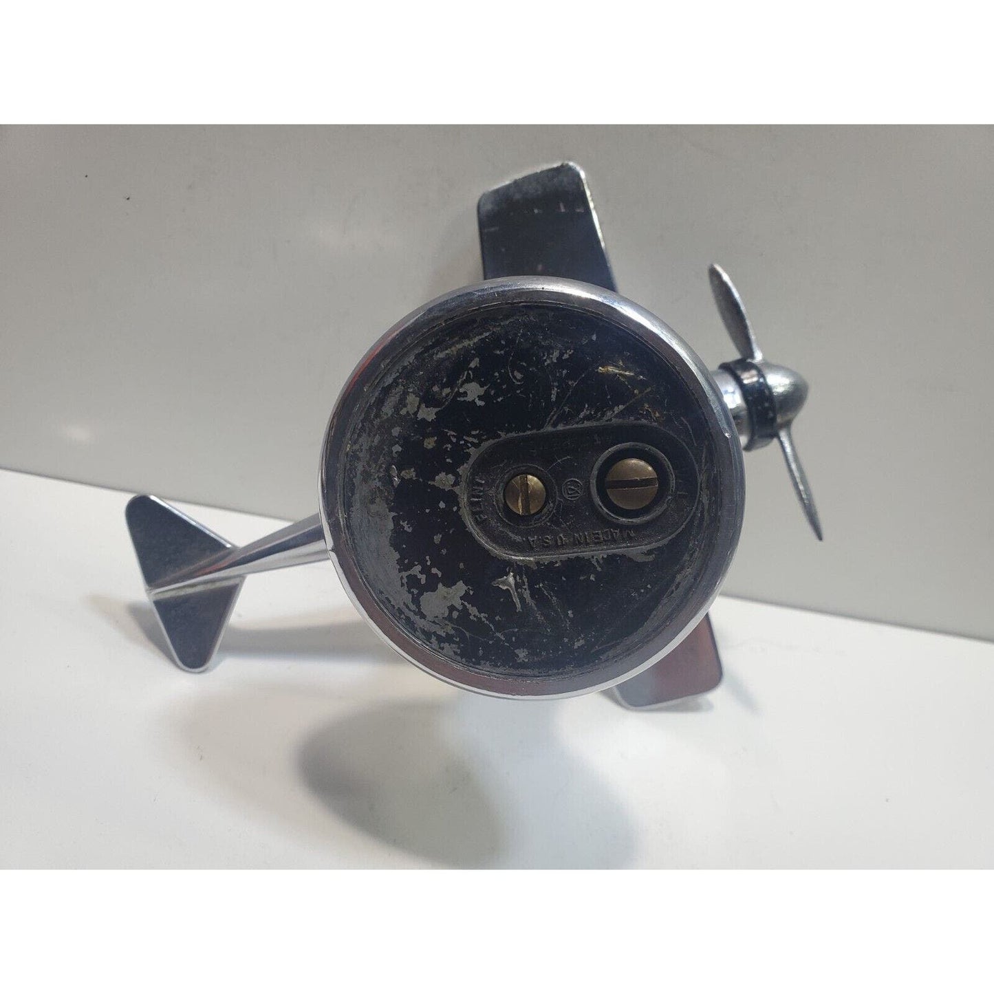 Vintage Hamilton Fighter Plane Aircraft Chrome Table Lighter 6465/40