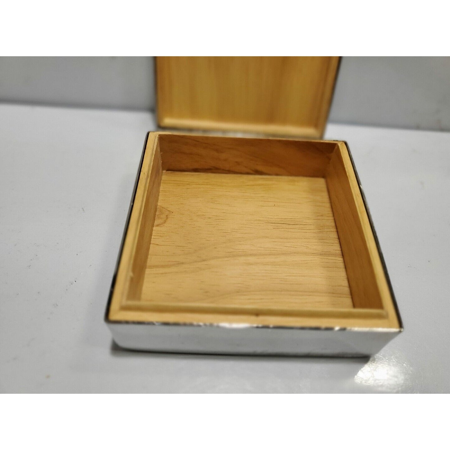 Vintage Cigarette Case, Trinket Box 3 3/4 x 3 3/4 x 1 1/2" 5475/40