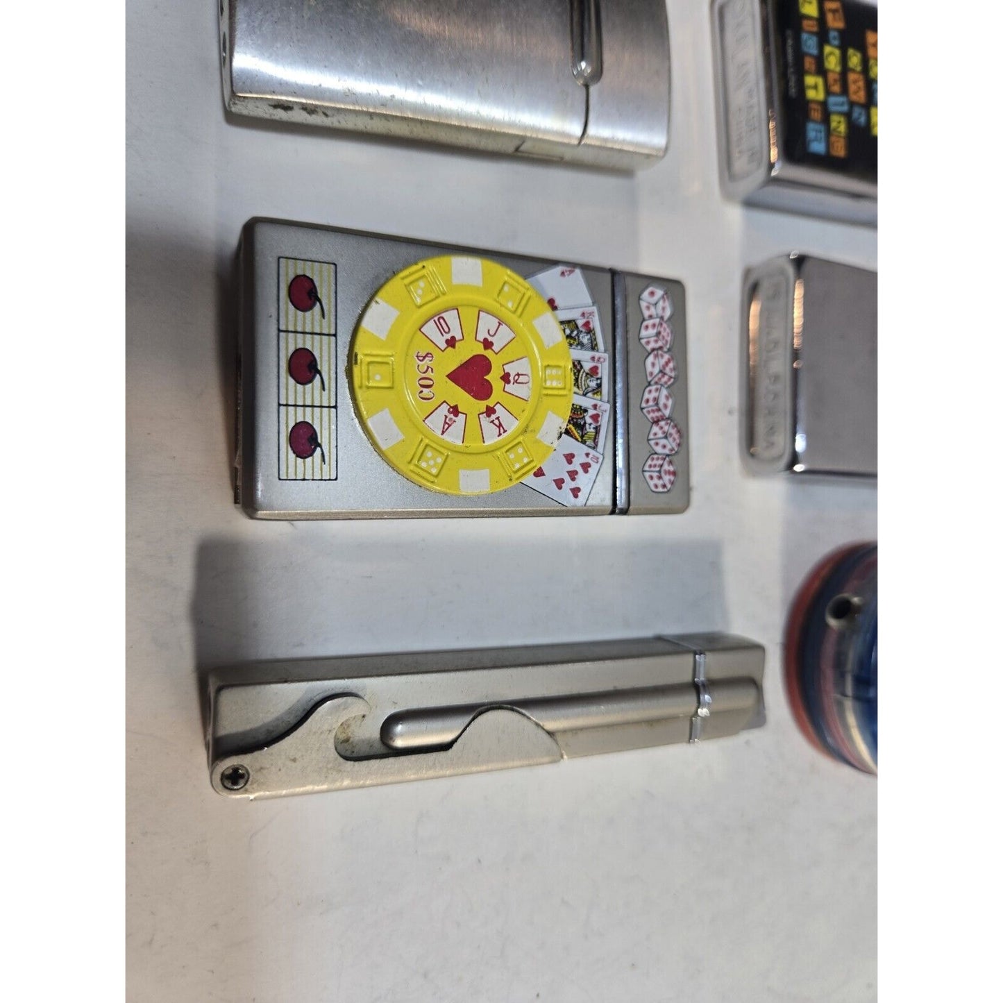 LOT OF 6 VINTAGE LIGHTERS / WORKING 7392/35